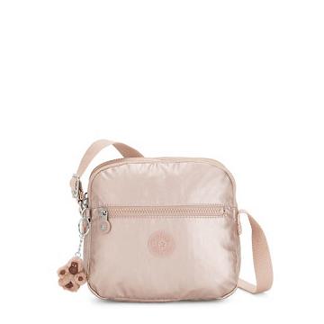 Kipling Keefe Metallic Crossbodytassen Goud | BE 1184PJ